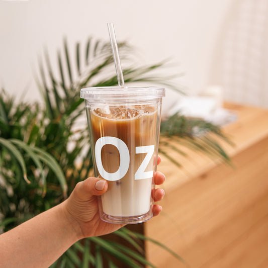 Vaso Oz transparente